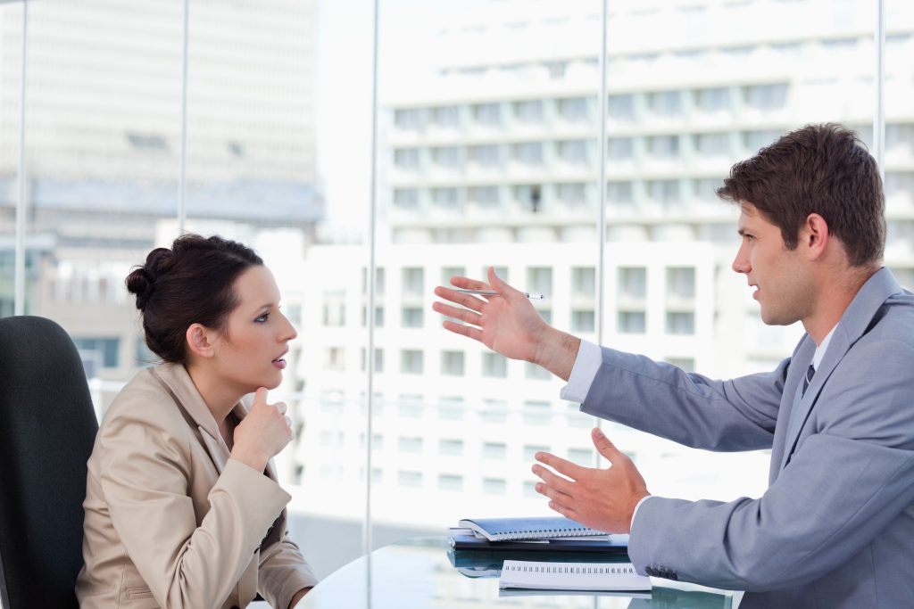 employer discussing a PIP with employee