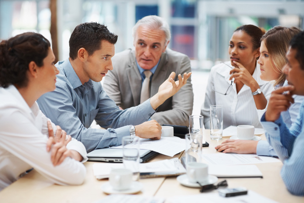 lawyers and client in offices discussing sexual assault claims